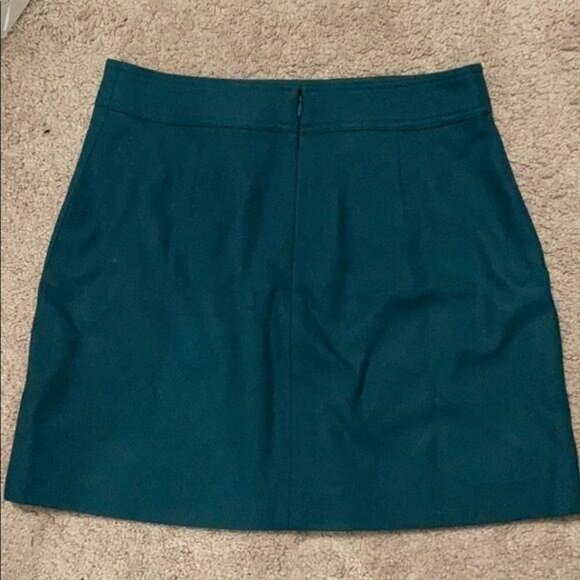 NEW J. Crew | Princess Mini Skirt in Double Serge Wool Sz 8P - Picture 5 of 9